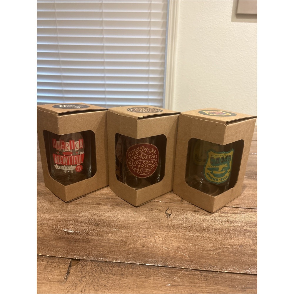 Lazy Dog Beer Club Set of 3 Glasses #22#26 #25 NEW